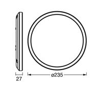 OSRAM SMART+ WiFi ORBIS ULTRA SLIM BACKLIGHT blanco Ø24cm RGBW