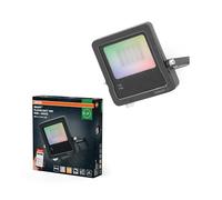 OSRAM SMART+ Wifi Proyector 10W RGB + W, foco gris oscuro de aluminio, IP65, para iluminación exterior de fachadas