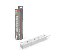 OSRAM SMART+Wifi Regleta de enchufes inteligente WiFi de 3 vías UE-UE con puertos USB inteligentes, protección IP20, para integrar dispositivos en el hogar inteligente