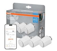 OSRAM Smart+ WiFi - Termostato radiador, IP20, plástico, Blanco, Paquete de 3