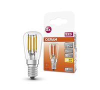 OSRAM SPECIAL T26 FIL 25 pequeña lámpara LED especial casquillo E14, tamaño muy pequeño, paquete doble, 2,8 W, 250 lm, 2700 K, luz blanca cálida, buena salida de luz general, larga vida útil
