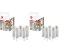 OSRAM Star PIN LED-Lampe für G4-Sockel, klares Glas,Warmweiß (2700K), 200 Lumen, Ersatz für herkömmliche 20W-Leuchtmittel, nicht dimmbar, 5-er Pack (Paquete de 2)