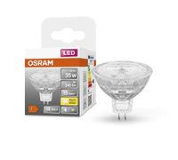 OSRAM Star Reflector LED para casquillo GU5.3, cristal transparente, blanco cálido (2700 K), 345 lúmenes, repuesto para bombillas convencionales de 35 W, no regulable, paquete individual, blanco