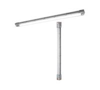 OSRAM Submarine luminaria para zonas húmedas con sensor movimiento 120cm 16W, luz LED gris, protección IP65, para almacenes y garajes