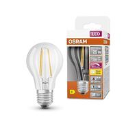 OSRAM Lámpara LED SUPERSTAR+ CLASSIC A FIL 25, E27, forma bombilla, 2,2 W, 300 lm, 2700 K, luz blanca cálida, componente azul muy reducido, fatiga ocular reducida, regulable, optimo consumo de energía