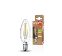 OSRAM SUPERSTAR+ CLASSIC B FIL 40 LED-Lampe, E14, Minikerzenform, 2,5W, 470lm, 2700K, warmweißes Licht, LED-Filament-Technologie, sehr geringer Energieverbrauch, Energieeffizienzklasse B