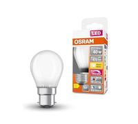 OSRAM Superstar dimmbare LED-Lampe mit besonders hoher Farbwiedergabe (CRI90) für E27-Sockel, mattes Glas,Warmweiß (2700K), 470 Lumen, Ersatz für herkömmliche 40W-Leuchtmittel, dimmbar, 1-er Pack