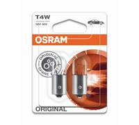 OSRAM T4W 12V Bombilla De Señalización BA9s 3893-02B Lámpara De Automóvil