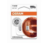 OSRAM T4W 24V Bombilla De Señalización BA9s 3930-02B Lámpara De Automóvil