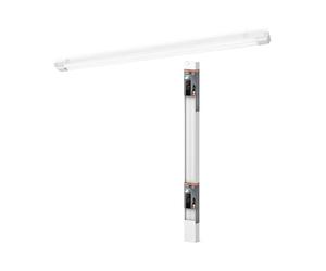 OSRAM Tira LED con alta eficiencia lumínica, blanco frío, carcasa de acero, reemplazo T8, protección IP20 para interiores