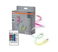 OSRAM Tira LED FLEX AUDIO 5M VR RC, blanca, 21W, 320lm, luz blanca cálida, receptor de sonido integrado, sensor de color RGB, mando a distancia, larga duración, fácil instalación, IP20