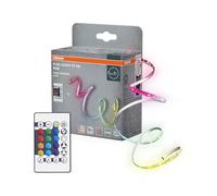 OSRAM Tira LED FLEX AUDIO TV 2M VR, blanca, 3,5W, 55lm, receptor de sonido integrado, sensor de color RGB, mando a distancia, larga duración, fácil instalación, puerto USB, IP20