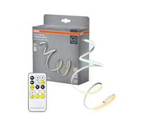 OSRAM Tira LED FLEX COB 5M TW RC, amarillo, 30W, 1700lm, blanco cálido a frío controlable, tecnología COB, distribución luminosa homogénea, con mando a distancia, larga vida útil, fácil instalación,