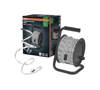 OSRAM Tira LED Flex para exterior 15M IP65, blanco frío, extensible hasta 50 m, incluye enrollador de cable, accesorios de montaje, cable de conexión
