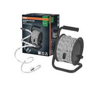 OSRAM Tira LED Flex para exterior 20M IP65, blanco frío, extensible hasta 50 m, incluye enrollador de cable, accesorios de montaje, cable de conexión