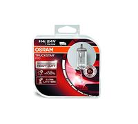 OSRAM TRUCKSTAR PRO H4, lámpara para faros halógena, 64196TSP-HCB, vehículo industrial de 24 V, caja doble (2 unidades)