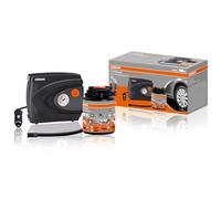 OSRAM TYREseal Kit Essential, sellador de neumáticos de 450 ml e inflador analógico de neumáticos de Primera Calidad, Compatible con TPMS, Estuche de Almacenamiento Incluido