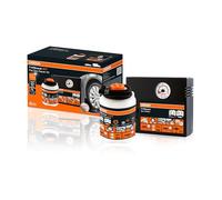 OSRAM TYREseal Kit, sellador de neumáticos 450 ml y compresor de neumáticos analógico, Kit de reparación de neumáticos, repara pinchazos