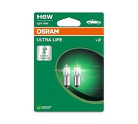 OSRAM ULTRA LIFE, H6W, Doble Blister (2 lámparas)