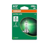OSRAM ULTRA LIFE, H7, lámpara de faro halógena, Blíster individual (1 lámpara)