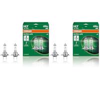 OSRAM ULTRA LIFE, Halógena H7, Duo Box (Paquete de 2)