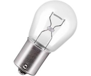 OSRAM ULTRA LIFE P21W, lámpara de señalización halógena, luz de freno, luz adicional trasera, 7506ULT-02B, automóvil de 12 V, ampolla doble (2 unidades)