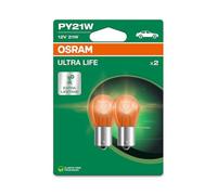 OSRAM ULTRA LIFE, PY21W, Doble Blister, (2 lámparas)