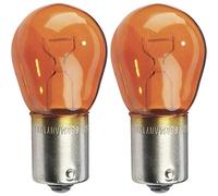 OSRAM ULTRA LIFE PY21W, lámpara de señalización halógena, luz intermitente, 7507ULT-02B, automóvil de 12 V, ampolla doble (2 unidades)