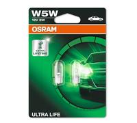 OSRAM ULTRA LIFE, W5W, Doble Blister (2 lámparas)