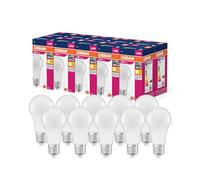 OSRAM Valor de estrella LED de Lámpara clásica A100 para enchufe E27, forma de pera, viernes, 1521 lúmenes, blanco cálido (2700k), reemplazo para bombillas convencionales de 100W, 10 paquetes de 10
