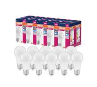 OSRAM Valor de estrella LED de Lámpara clásica A75 para enchufe E27, forma de pera, viernes, 1055 lúmenes, luz de día blanca (6500k), reemplazo de bombillas convencionales de 75W, 10 paquetes de 10