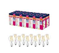 OSRAM Valor de estrella LED de Lámpara LED clásica A100 para enchufe E27, forma de pera, FIL, 1521 lúmenes, blanco frío (4000k), reemplazo de bombillas convencionales de 100W, 10 paquetes de 10