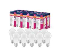 OSRAM Valor de estrella LED de Lámpara LED clásica A75 para enchufe E27, forma de pera, viernes, 1055 lúmenes, blanco frío (4000k), reemplazo para bombillas convencionales de 75W, 10 paquetes de 10
