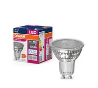 OSRAM Valor de estrella LED de PAR16 Lámpara LED para el zócalo Gu10, lámpara reflector, GL, 575 lúmenes, luz de día blanca (6500k), reemplazo de bombillas convencionales de 80W, 10 paquetes de 10
