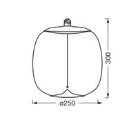 OSRAM Vintage 1906 Big Oval, humo, E27, 1.800 K, filamento