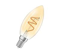 OSRAM LED Vintage B28 E14 3,5W 922 Filamento en espiral dorado atenuable EC:EPREL:1854830