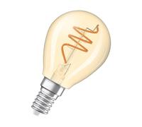 OSRAM LED Vintage P40 E14 4,9W 922 Filamento en espiral dorado atenuable EC:EPREL:1854829