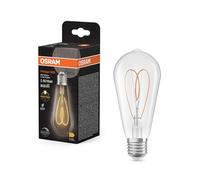 OSRAM LED Vintage ST64 E27 7,2W 927 Corazón Filamento claro atenuable EC:EPREL:1854786