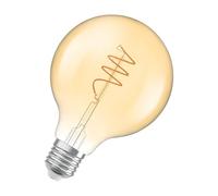 OSRAM Vintage 1906 Globe es una de color blanco cálido con un filamento en | , LED Lamps, 95.00 Millimetres dia, , Paquete de 1