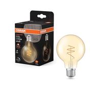 OSRAM LED Vintage G80 E27 4,9W 922 Filamento en espiral dorado atenuable EC:EPREL:1854792