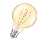 OSRAM LED Vintage G80 E27 4,9W 922 Corazón Filamento oro atenuable EC:EPREL:1854799