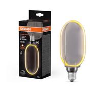 OSRAM Vintage 1906 Globo 100 Lámpara de filamento O, 4 W, 110 lm, 1800 K, 818 blanco cálido agradable, Smoke, IP 20, vidrio sin plomo, 100 mm, casquillo E27