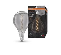 OSRAM Lámpara LED Vintage 1906 ahumada, 4,5 W, 150 lm, forma de uva grande con 168 mm de diámetro y casquillo E27, luz blanca cálida, filamento regulable, vida útil de hasta 15.000 horas