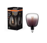 OSRAM Lámpara LED Vintage 1906 ahumada, 4,5 W, 150 lm, forma de globo con 140 mm de diámetro y casquillo E27, luz blanca cálida, filamento recto, regulable, vida útil de hasta 15.000 horas