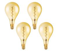 Osram Vintage 1906 LED Special Shapes Regulable 4W 820 Gold E27,4-Pack