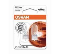 OSRAM W3W 12V Bombilla De Señalización W21x95d 2821-02B Lámpara De Automóvil