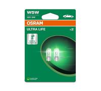 OSRAM W5W AUX ULTRA LIFE Blister 12V W2.1x9.5d 5W 50 Lm Bombilla Modelo 2024