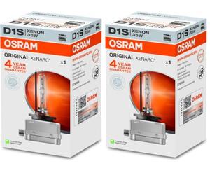 OSRAM XENARC D1S HID, lámpara de xenón, lámpara de descarga, calidad de equipamiento original (OEM), 66140, estuche (1 unidad) (Paquete de 2)