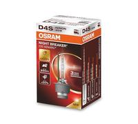 OSRAM XENARC NIGHT BREAKER 220, D4S, +220% más brillo, lámpara de faro de xenón, 66440XN2, Caja plegable (1 lámpara)