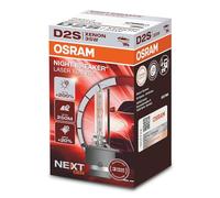 OSRAM XENARC NIGHT BREAKER LASER D2S, Next Generation, 200% more brightness, HID xenon bulb, 66240XNN, folding box (1 lamp)